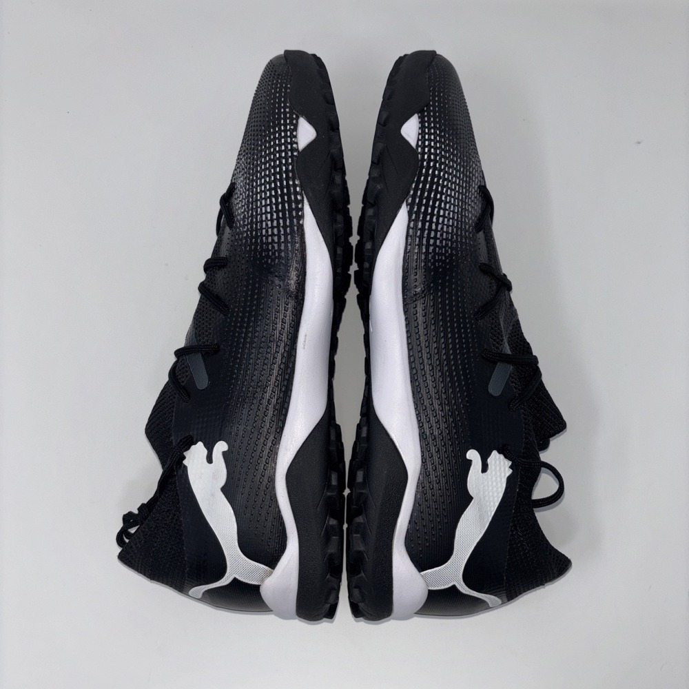 Puma Future 7 Match TT Soccer Turf Futsol Black White 107720-02 Mens Size 9.5 - Picture 3 of 11